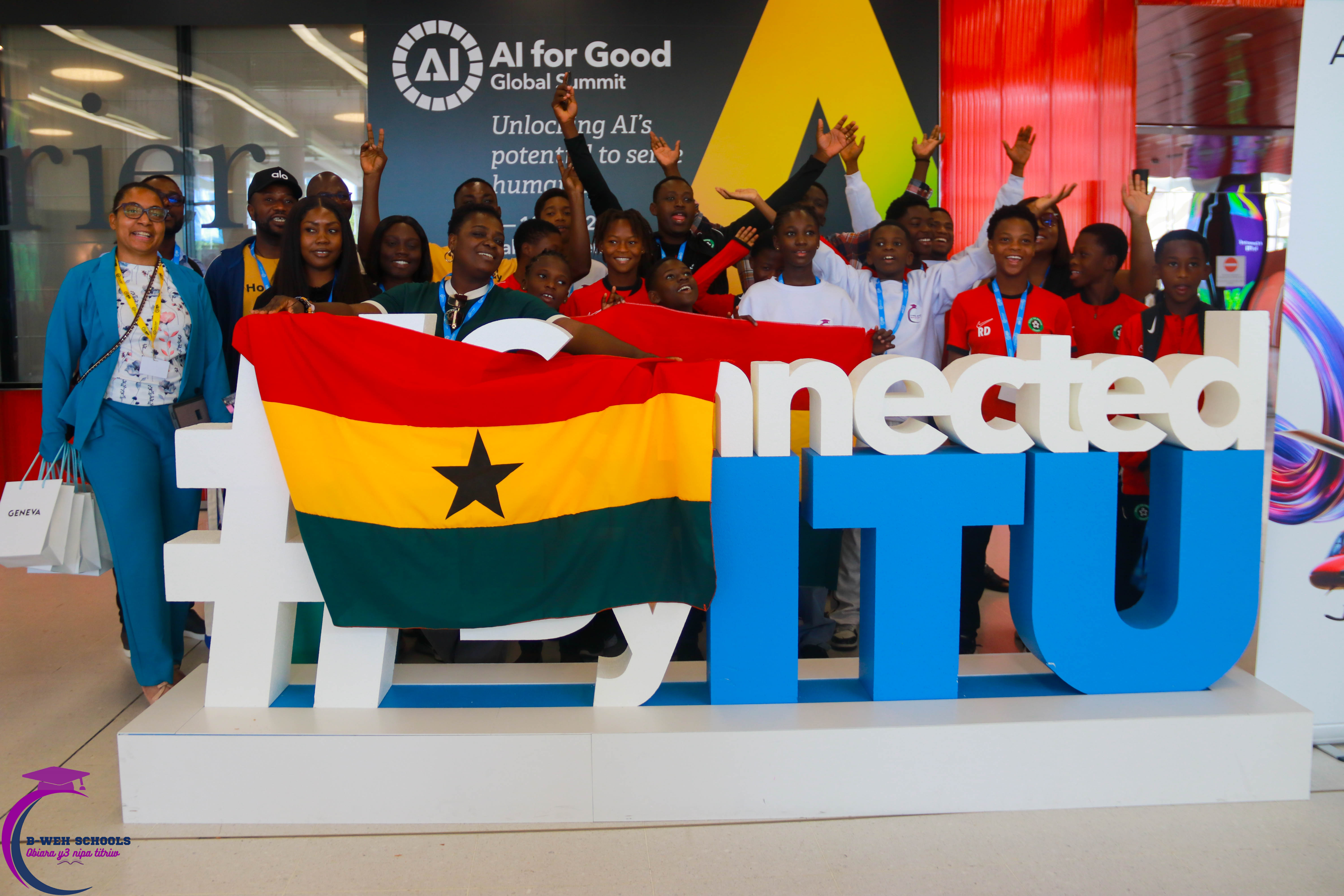 B-Weh Junior Team Represents Ghana in Geneva